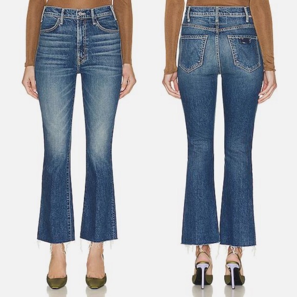 MOTHER Blue Boot Cut Jeans - Picture 1 of 13
